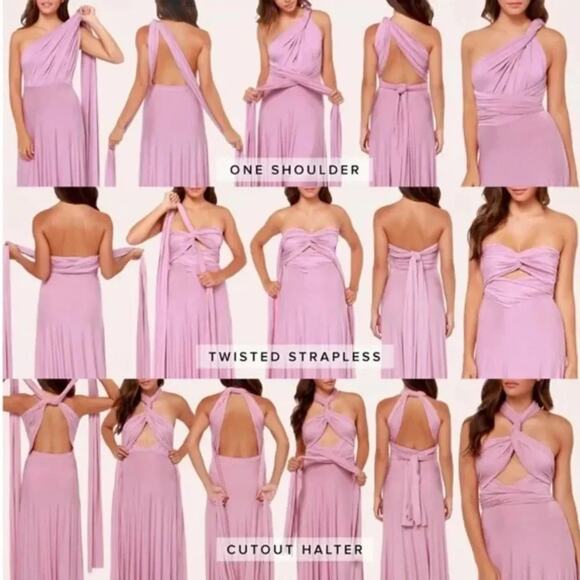 Lulu’s Tricks of the Trade Pink Maxi Dress, Size Medium, New with Tag, Versatile - Picture 4 of 6